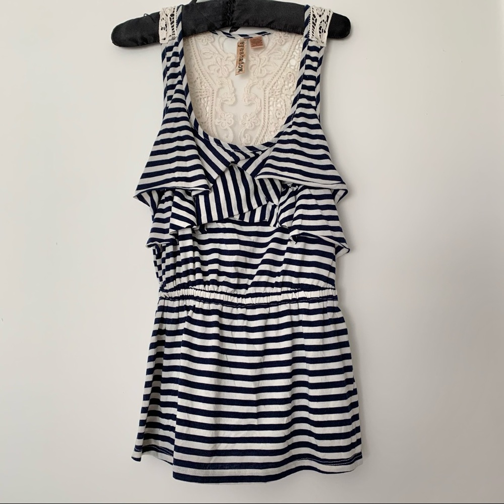 Ruffle Lace Top